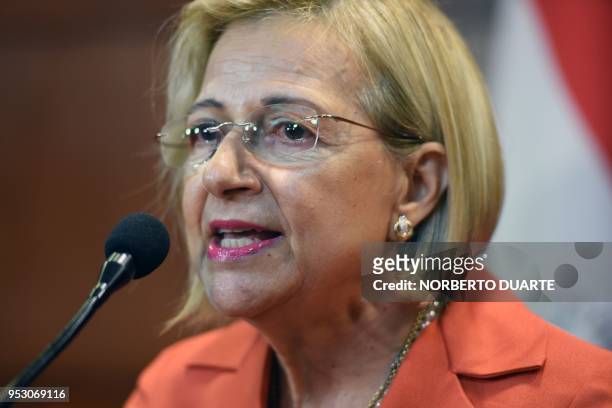 Paraguay's Supreme Court Minister Alicia Pucheta announces her resignation to the Justice chair in order to be considered for the vacant...