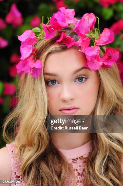 Actress Lizzy Greene poses for a portrait on May 7, 2016 in Santa Monica, California.