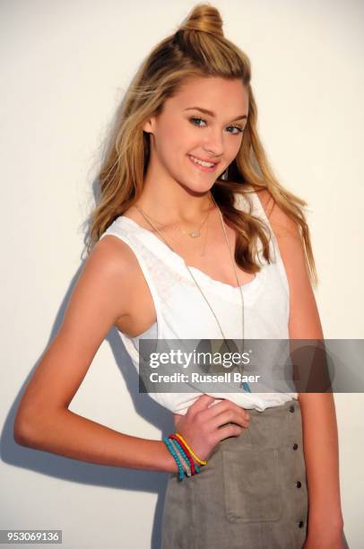 Actress Lizzy Greene poses for a portrait on May 7, 2016 in Santa Monica, California.