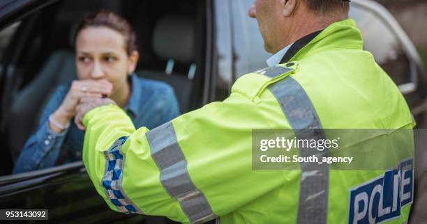 alcohol test in traffic - punishment stock pictures, royalty-free photos & images