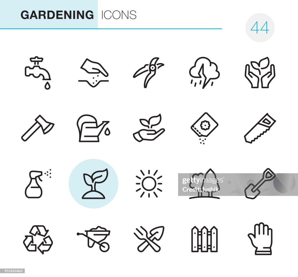 Gardening - Pixel Perfect icons