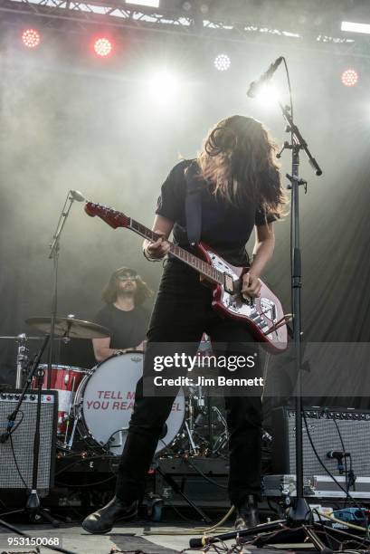 Courtney Barnett performs live on stage during Fortress Festival on April 29, 2018 in Fort Worth, Texas.