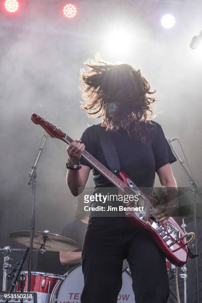 Courtney Barnett performs live on stage during Fortress Festival on April 29, 2018 in Fort Worth, Texas.