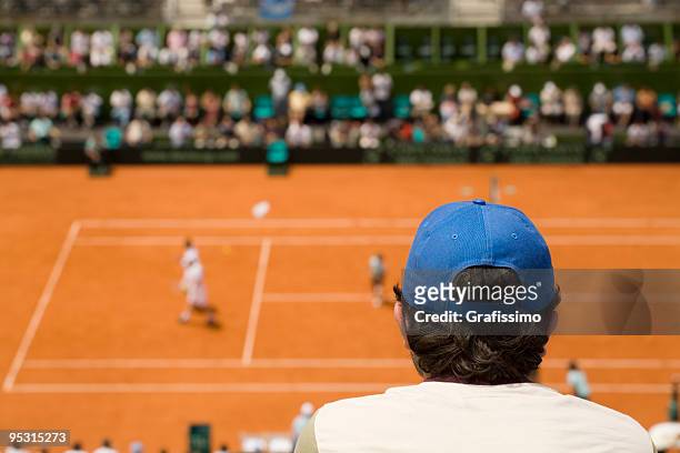 publikum im tennis - tennis stock-fotos und bilder