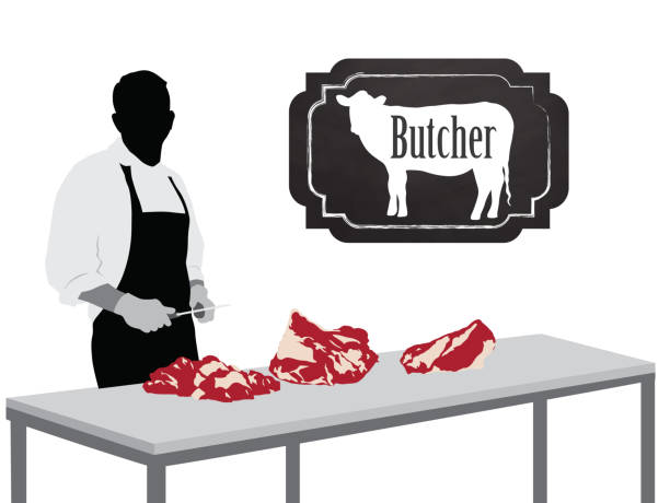 Butcher Counter Sticker 570 Butcher Counter High Res Vector Graphics - Getty Images