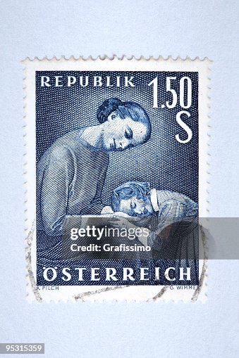 Austrian Post Vector Close Up Of Austrian Post Stamp High-Res Vector Graphic - Getty Images