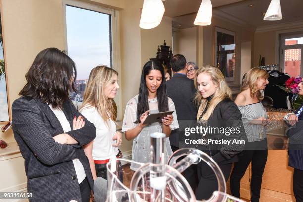 Alice Berman and Maddie Smoot attend Riley Versa x La Ligne Party at 1220 Park Ave. On April 26, 2018 in New York City. Alice Berman;Maddie Smoot