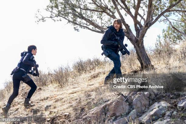 Venganza" - Pictured: Daniela Ruah and Eric Christian Olsen . NCIS investigates the murder of a federal prison inmate who was the adopted daughter of...