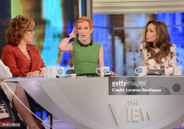 Kathy Griffin is the guest Monday, April 30, 2018 on Walt Disney Television via Getty Images's "The View." "The View" airs Monday-Friday on the Walt...