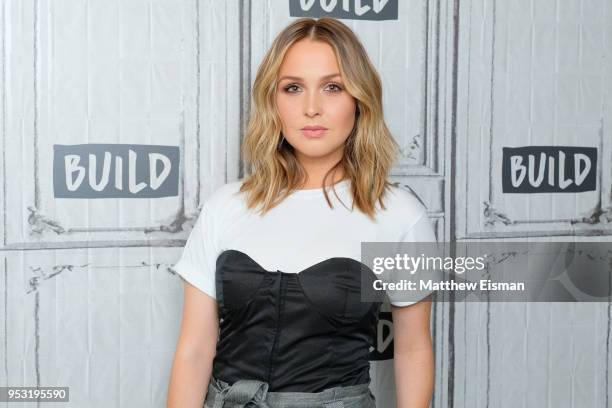 Actress Camilla Luddington visits the BUILD Series to discuss the TV series "Grey's Anatomy" and the video game "Shadow of the Tomb Raider" on April...