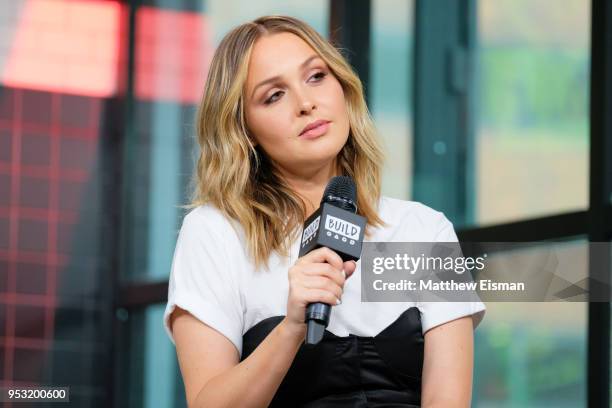 Actress Camilla Luddington visits the BUILD Series to discuss the TV series "Grey's Anatomy" and the video game "Shadow of the Tomb Raider" on April...