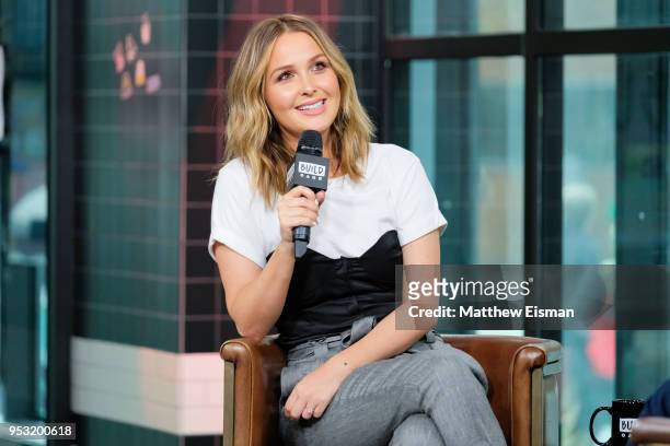 Actress Camilla Luddington visits the BUILD Series to discuss the TV series "Grey's Anatomy" and the video game "Shadow of the Tomb Raider" on April...
