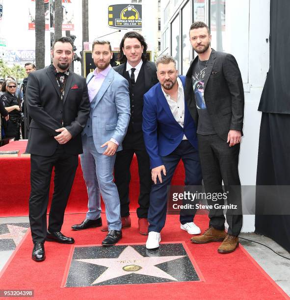 Honored With Star On The Hollywood Walk Of Fame on April 30, 2018 in Hollywood, California.