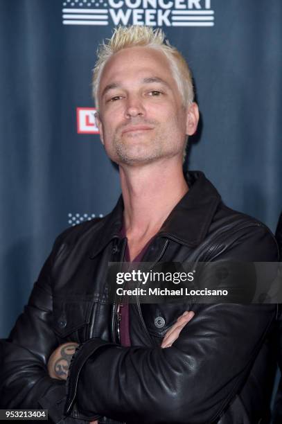 Musician Jeff Gutt of Stone Temple Pilots attends Live Nation's celebration of the 4th annual National Concert Week at Live Nation on April 30, 2018...