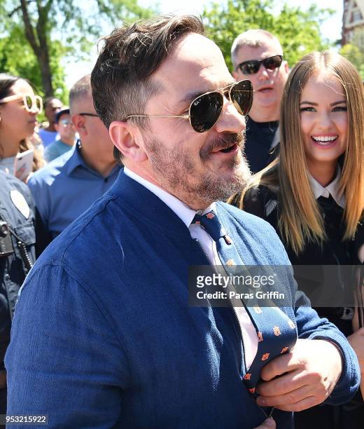 Actor Ben Falcone attends the "Life Of The Party" Auburn Tour at Auburn University on April 30, 2018 in Auburn, Alabama.