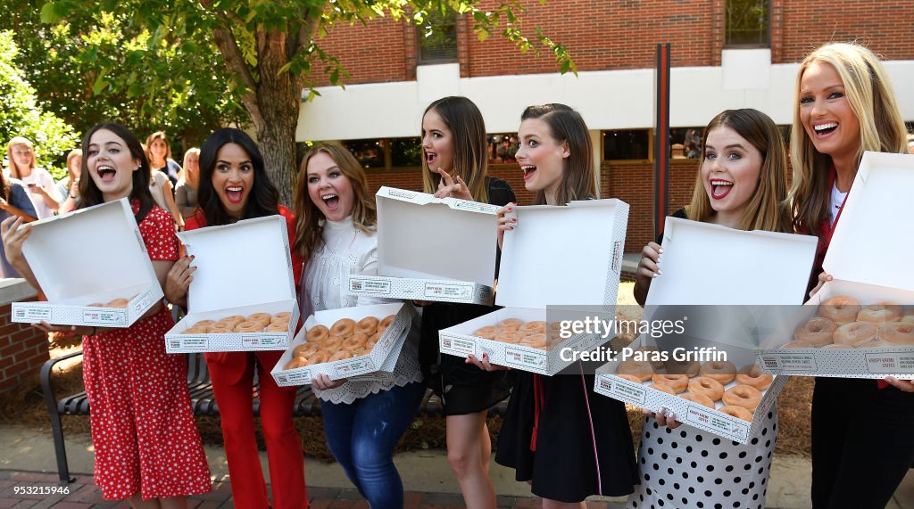 Cast Of "Life Of The Party" Visit Auburn University