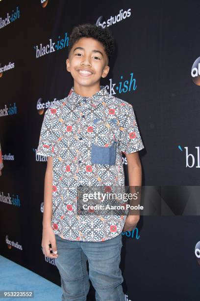 The cast and executive producers of Walt Disney Television via Getty Images's critically-acclaimed hit comedy "black-ish" attended the Walt Disney...