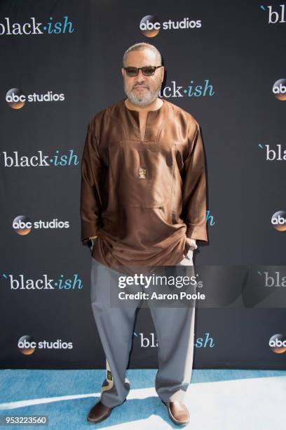 The cast and executive producers of Walt Disney Television via Getty Images's critically-acclaimed hit comedy "black-ish" attended the Walt Disney...