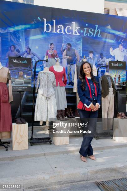 The cast and executive producers of Walt Disney Television via Getty Images's critically-acclaimed hit comedy "black-ish" attended the Walt Disney...