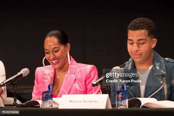 The cast and executive producers of Walt Disney Television via Getty Images's critically-acclaimed hit comedy "black-ish" attended the Walt Disney...