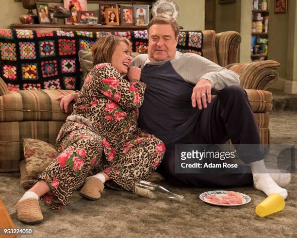 Netflix & Pill" - After celebrating their 45th anniversary, Roseanne reveals to Dan a bigger problem with her bad knee. Meanwhile, Crystal announces...