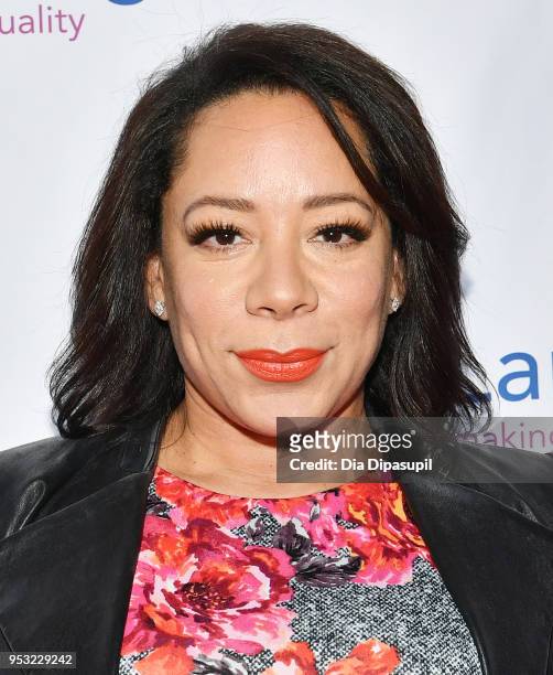 Actor Selenis Leyva attends the Lambda Legal 2018 National Liberty Awards at Pier 60 on April 30, 2018 in New York City.