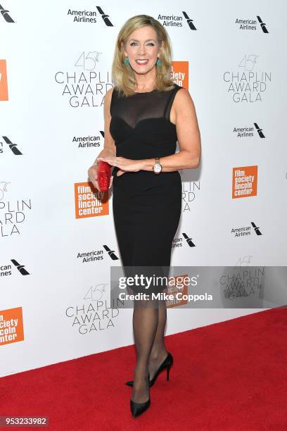 Journalist Deborah Norville attends the 45th Chaplin Award Gala at Alice Tully Hall, Lincoln Center on April 30, 2018 in New York City.