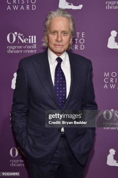 Michael Douglas attends The Eugene O'Neill Theater Center's 18th Annual Monte Cristo Award Honoring Lin-Manuel Miranda at Edison Ballroom on April...