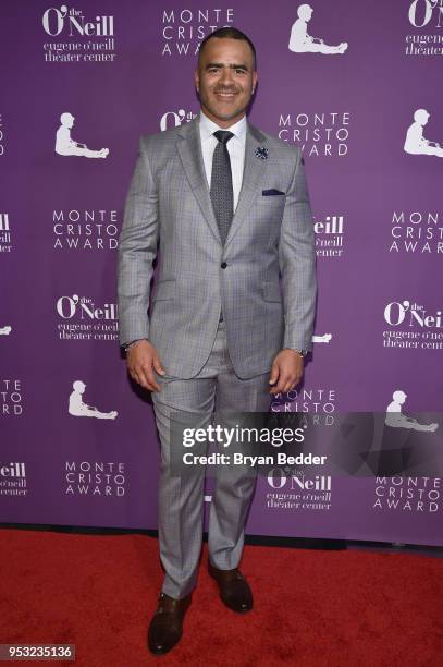 Christopher Jackson attends The Eugene O'Neill Theater Center's 18th Annual Monte Cristo Award Honoring Lin-Manuel Miranda at Edison Ballroom on...