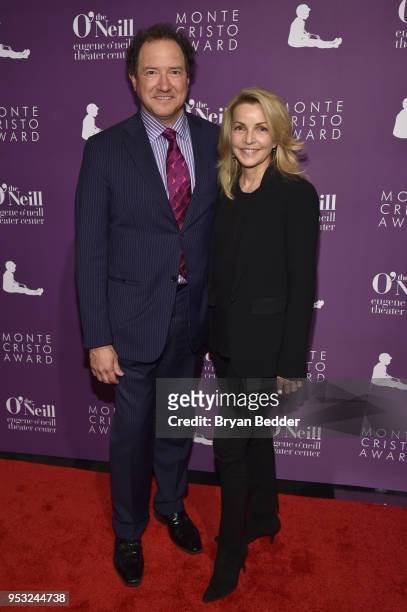 Kevin McCollum and Lynnette Perry attend The Eugene O'Neill Theater Center's 18th Annual Monte Cristo Award Honoring Lin-Manuel Miranda at Edison...