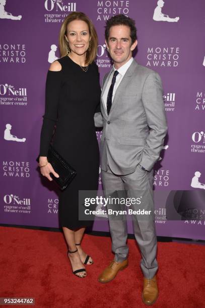 Elly Blankenbuehler and Andy Blankenbuehler attend The Eugene O'Neill Theater Center's 18th Annual Monte Cristo Award Honoring Lin-Manuel Miranda at...