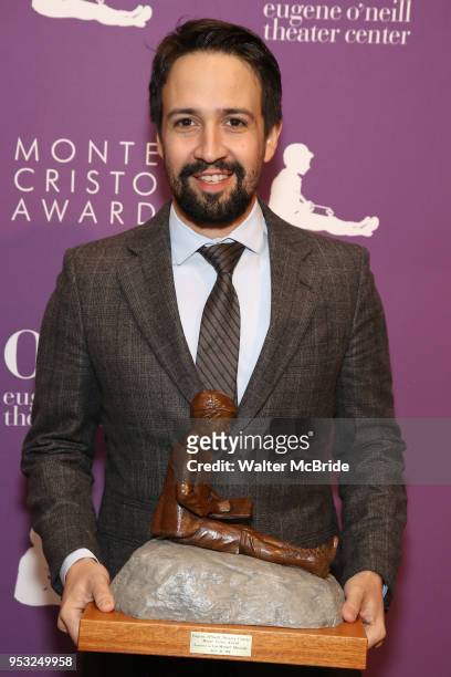 Lin-Manuel Miranda attends The Eugene O'Neill Theater Center's 18th Annual Monte Cristo Award Honoring Lin-Manuel Miranda at Edison Ballroom on April...