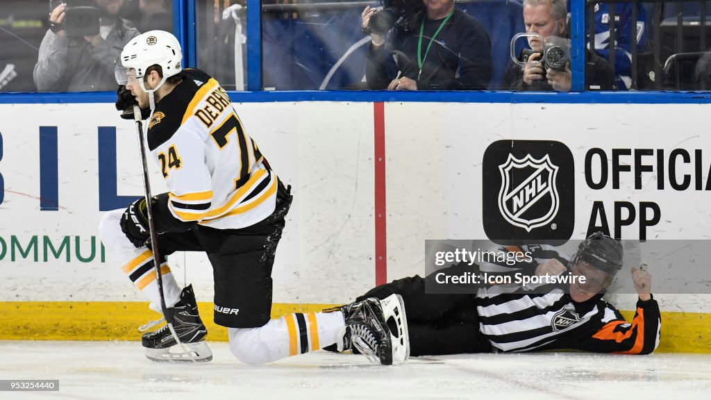NHL: APR 30 Stanley Cup Playoffs Second Round Game 2 - Bruins at Lightning