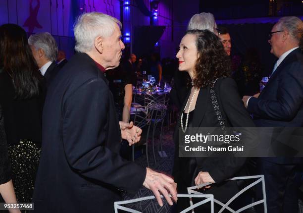Jacques d'Amboise and Bebe Neuwirth attend the National Dance Institute Annual Gala at The Ziegfeld Ballroom on April 30, 2018 in New York City.