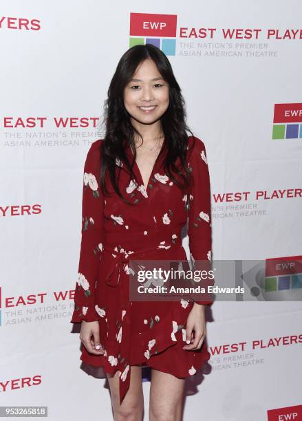 Actress Krista Marie Yu arrives at the East West Players "The Company We Keep" 52nd Anniversary Visionary Awards Fundraiser Dinner and Silent Auction...