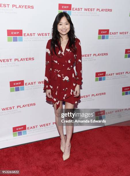 Actress Krista Marie Yu arrives at the East West Players "The Company We Keep" 52nd Anniversary Visionary Awards Fundraiser Dinner and Silent Auction...