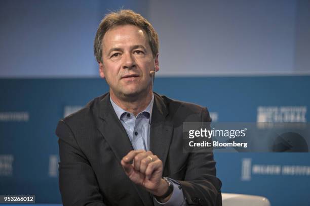 Steve Bullock, governor of Montana, speaks during the Milken Institute Global Conference in Beverly Hills, California, U.S., on Monday, April 30,...