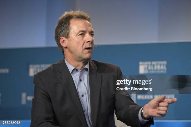 Steve Bullock, governor of Montana, speaks during the Milken Institute Global Conference in Beverly Hills, California, U.S., on Monday, April 30,...