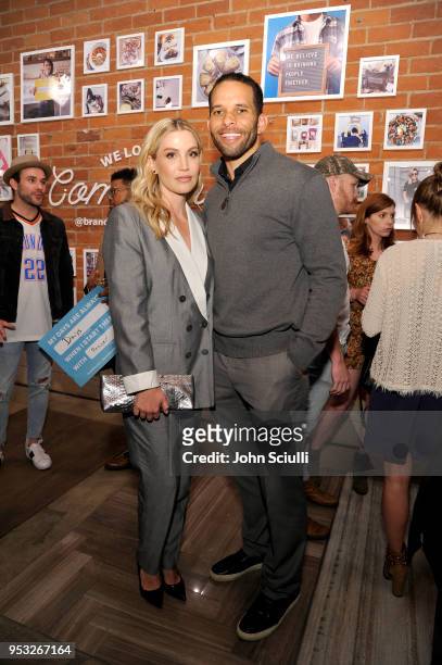 Willa Ford and Ryan Nece attend the #BrandlessLife Pop-Up With Purpose on April 30, 2018 in Los Angeles, California.