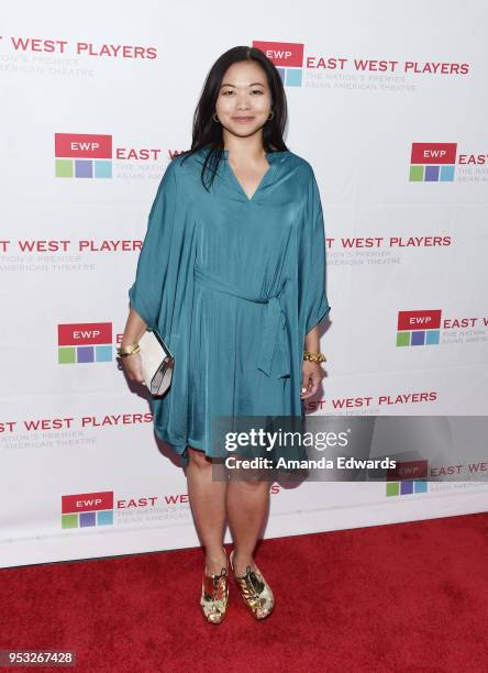 Screenwriter Adele Lim arrives at the East West Players "The Company We Keep" 52nd Anniversary Visionary Awards Fundraiser Dinner and Silent Auction...