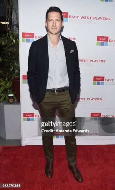 Actor Sasha Roiz arrives at the East West Players "The Company We Keep" 52nd Anniversary Visionary Awards Fundraiser Dinner and Silent Auction at the...