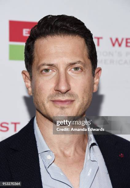 Actor Sasha Roiz arrives at the East West Players "The Company We Keep" 52nd Anniversary Visionary Awards Fundraiser Dinner and Silent Auction at the...