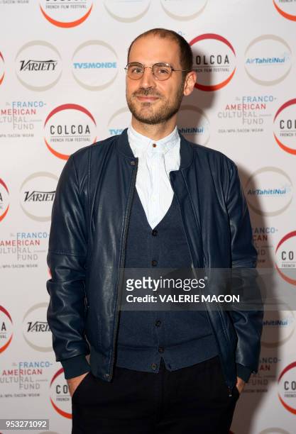 Writer Jose Caltagirone poses during the Colcoa French Film Festival at the Directors Guild of America, on April 30 West Hollywood, California.