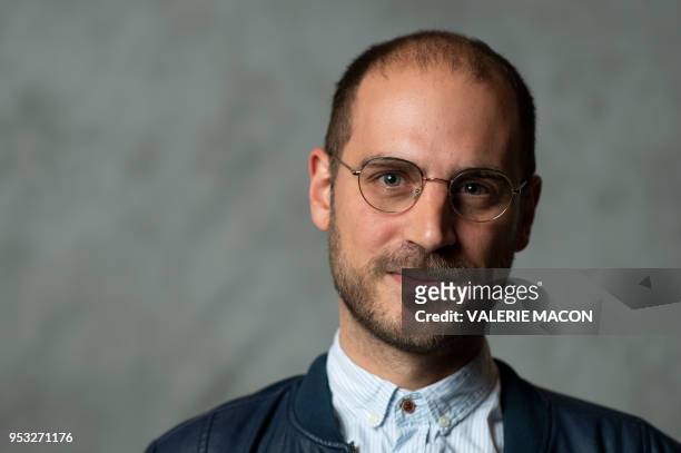Writer Jose Caltagirone poses during the Colcoa French Film Festival at the Directors Guild of America, on April 30 West Hollywood, California.