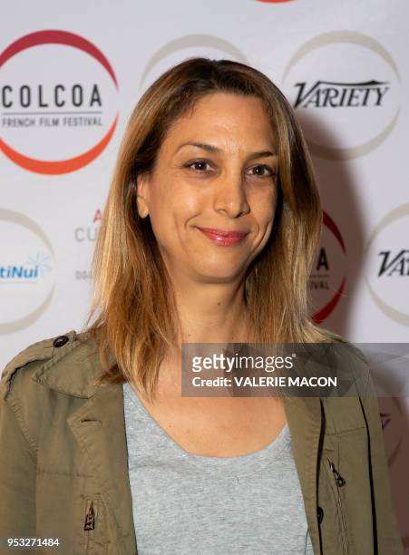 Director Delphine Baril poses during the Colcoa French Film Festival at the Directors Guild of America, on April 30 West Hollywood, California.