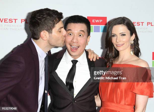 David Giuntoli, Reggie Lee and Elizabeth Tulloch attend the East West Players "The Company We Keep" 52nd Anniversary Visionary Awards Fundraiser...