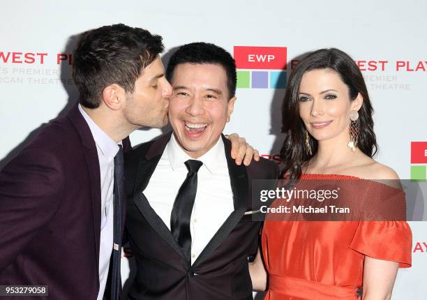 David Giuntoli, Reggie Lee and Elizabeth Tulloch attend the East West Players "The Company We Keep" 52nd Anniversary Visionary Awards Fundraiser...