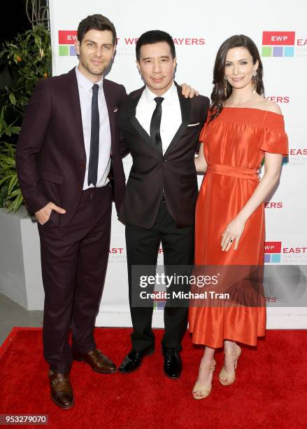 David Giuntoli, Reggie Lee and Elizabeth Tulloch attend the East West Players "The Company We Keep" 52nd Anniversary Visionary Awards Fundraiser...