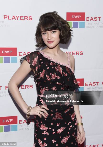 Actress Isa Briones arrives at the East West Players "The Company We Keep" 52nd Anniversary Visionary Awards Fundraiser Dinner and Silent Auction at...