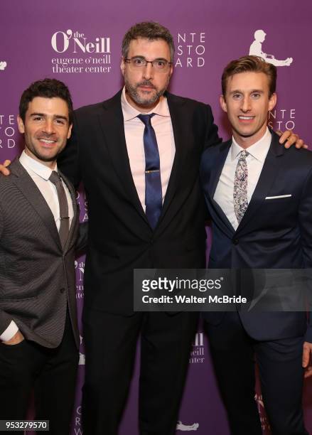 Adam Kantor, Orin Wolf and Bill Army attends The Eugene O'Neill Theater Center's 18th Annual Monte Cristo Award Honoring Lin-Manuel Miranda at Edison...